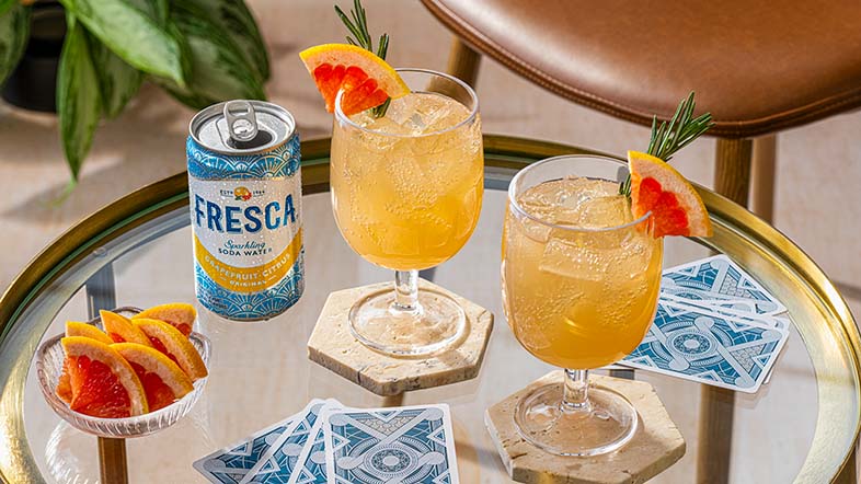 Non-Alcoholic Grapefruit Rosemary Mule