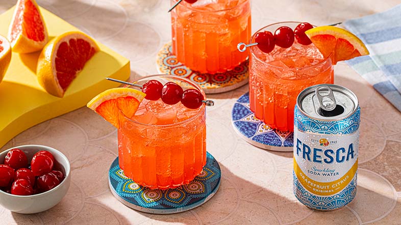 Shirley Temple Grapefruit Punch