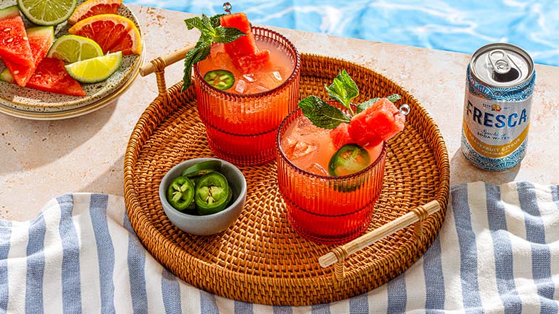 Spicy Watermelon Spritz